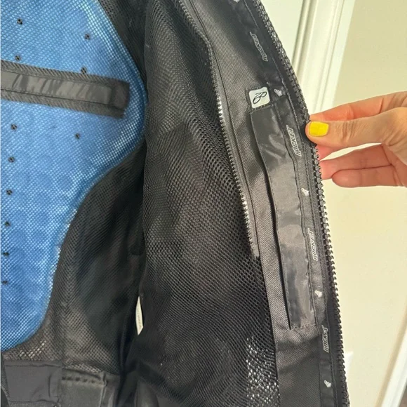 Joe Rocket Pheonix Mesh Motorcycle Armored Riding Jacket Black Small - Picture 9 of 15